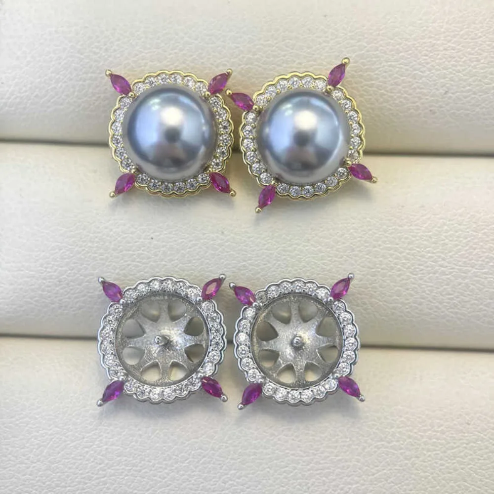 

6 шт., игла из стерлингового серебра 925 пробы, 18-каратное золото, латунные серьги с покрытием, ювелирные изделия своими руками, серьги с жемчугом, аксессуары