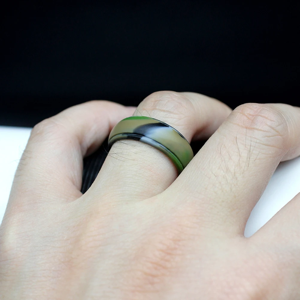 

8 Pcs The Ring Silicone Rings Wedding Sports Flexible Finger Jewelry Outdoor Bands Miss