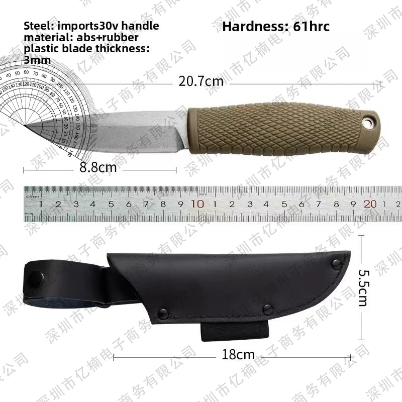 EDC شفرة ثابتة سكين التخييم في الهواء الطلق CPM-3V الصلب سكينة سرفايفل سكين جيب جديد جودة عالية