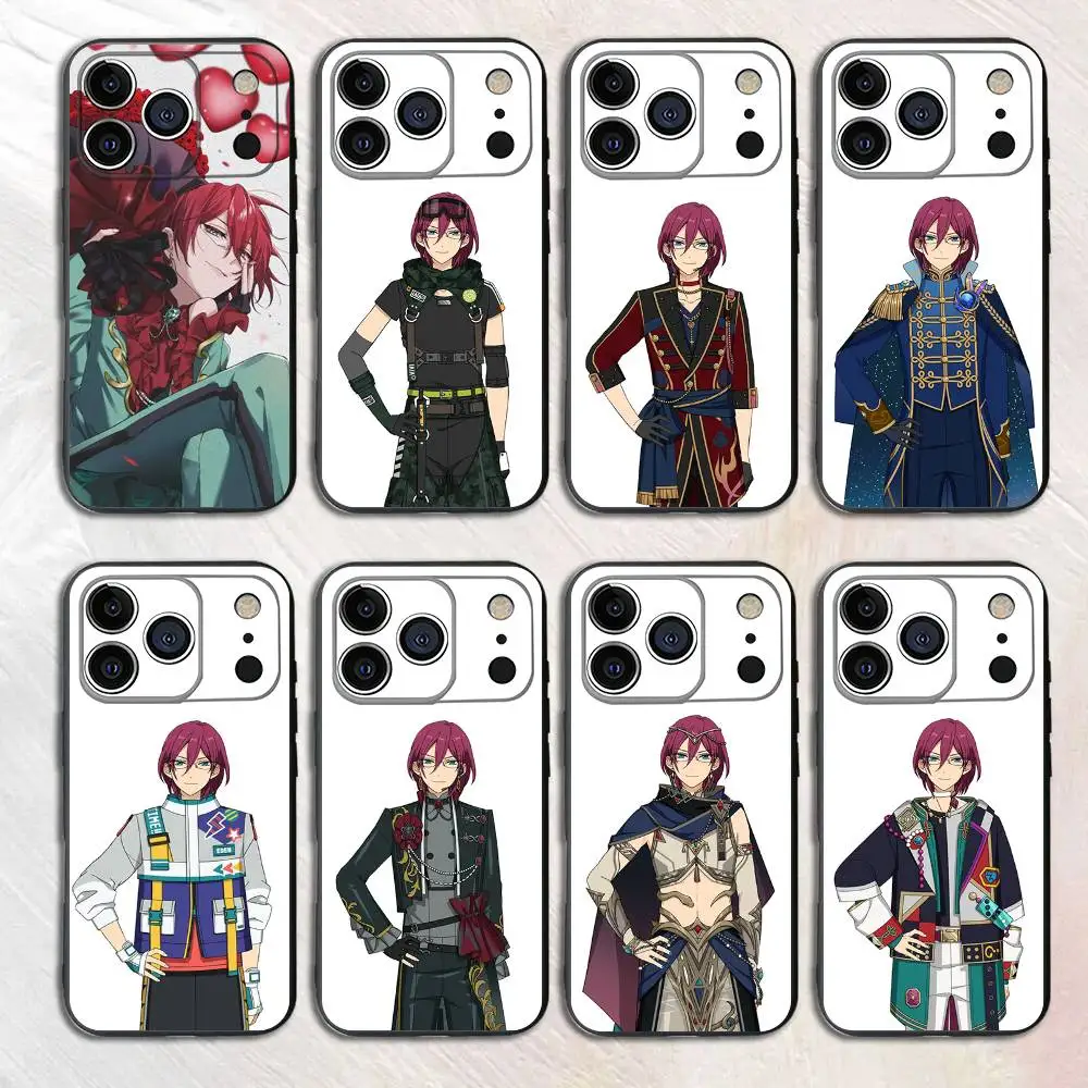 

I-Ibara S-Saegusa Costume Show Silicone Phone Case For iPhone 17,16,15,14,13,12 X XS Plus Pro Max Shockproof Soft Cover