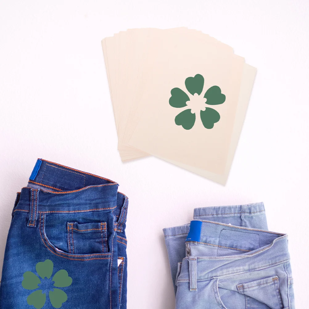 100 Lembar Kertas Transfer Panas Lembaran Sublimasi untuk Pakaian Keramik Cetakan Cerah yang Dapat Dicuci pada Proyek DIY