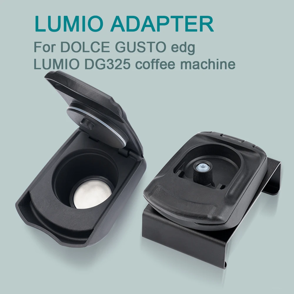 Reusable coffee capsule adapter for sweet Gustow EDG LUMIO DG325 coffee machine refillable Espresso filter holder