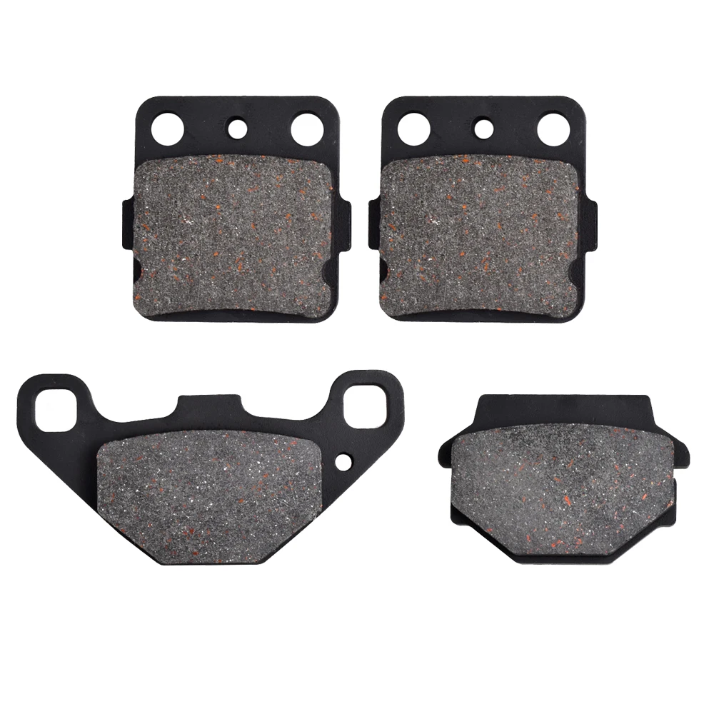 For KAWASAKI KXT 250 B2 Tecate-3 Wheel Model 1987 KXT 250 motorcycle Front Rear Brake Pads Brake Disks