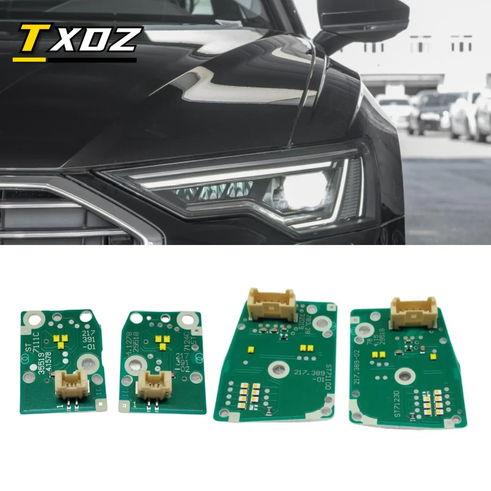 

Super Bright White DRL Boards For 2019 Audi A6L A6 C8 LED Headlight Daytime Running LED Light Turn Signal Module