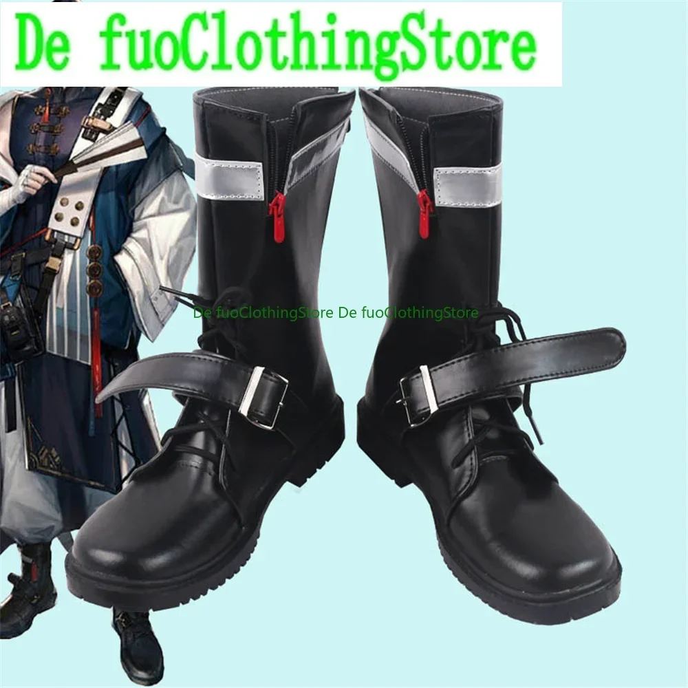 

Arknights Mr Nothing Обувь для косплея Сапоги Игра Аниме Карнавал Вечеринка Хэллоуин Рождество DefuClothing Магазин обуви