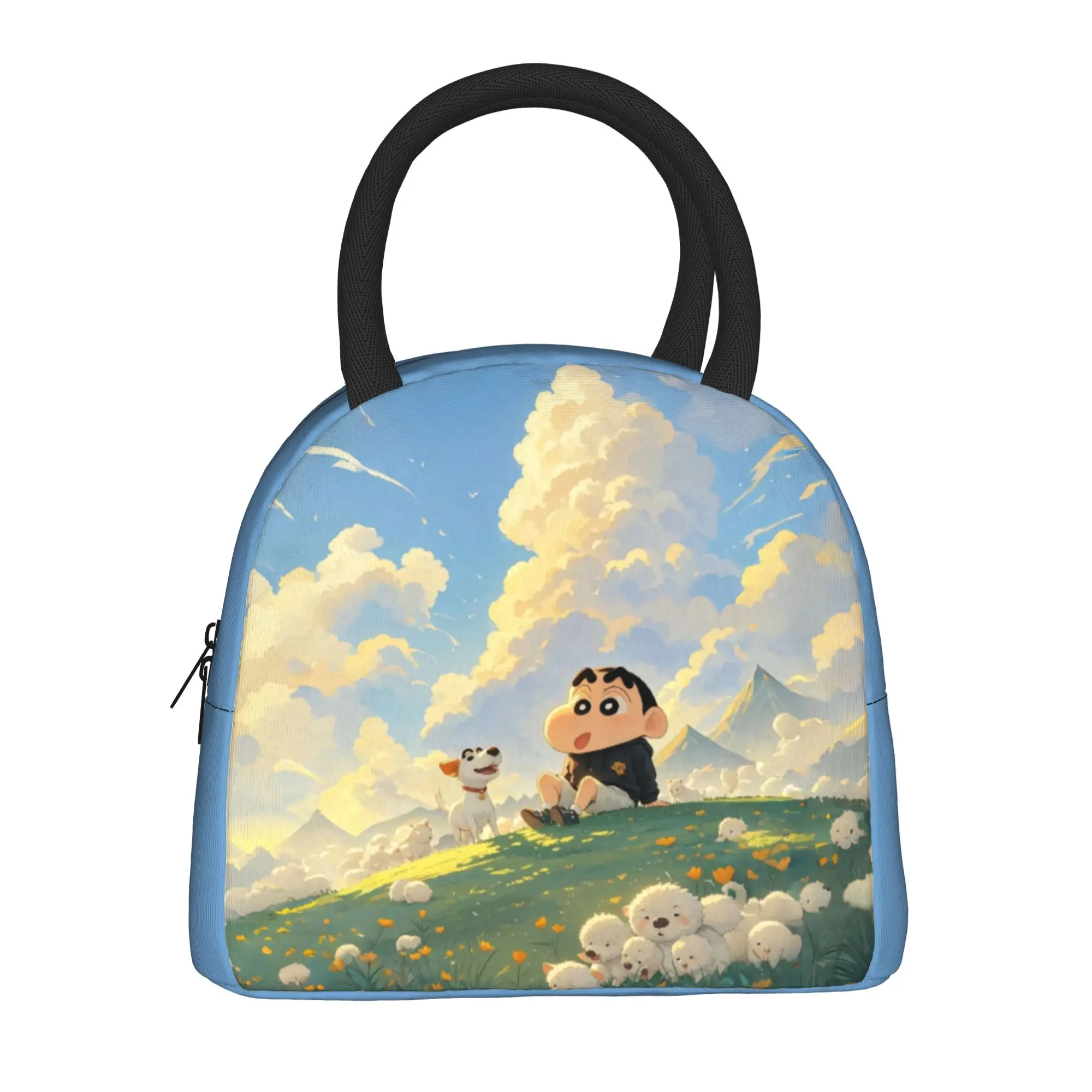 

Back to school season Crayon Shin-chan Lunch Bag Nature New Harajuku Design Classic Heat Preservation Lunch Bag