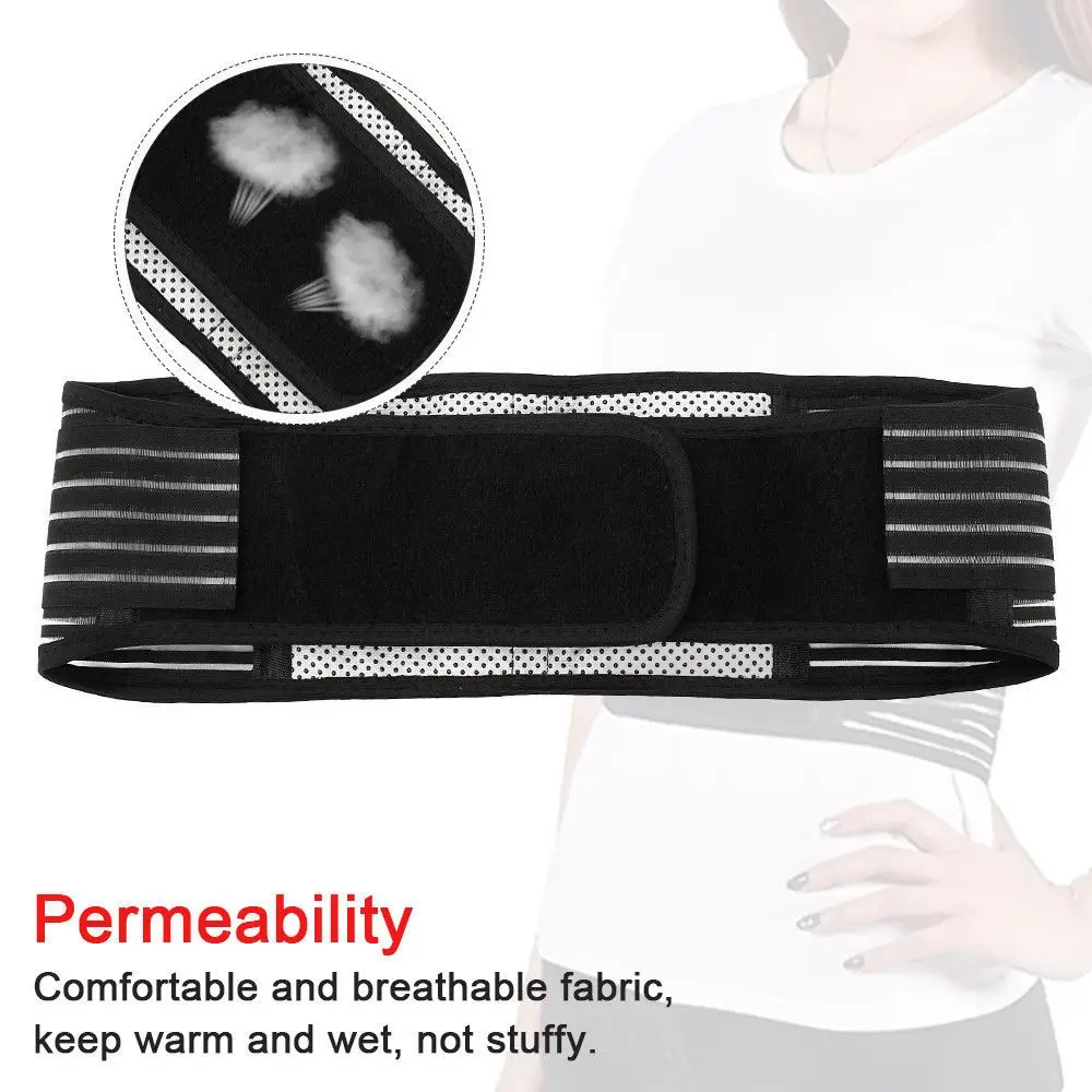 Unisex Magnetische Rückenstützgürtel Einstellbare Heizung Selbsttherapie Rücken Taille Stützgürtel Lendenwirbelstütze Massageband Gesundheitswesen – Detail 8