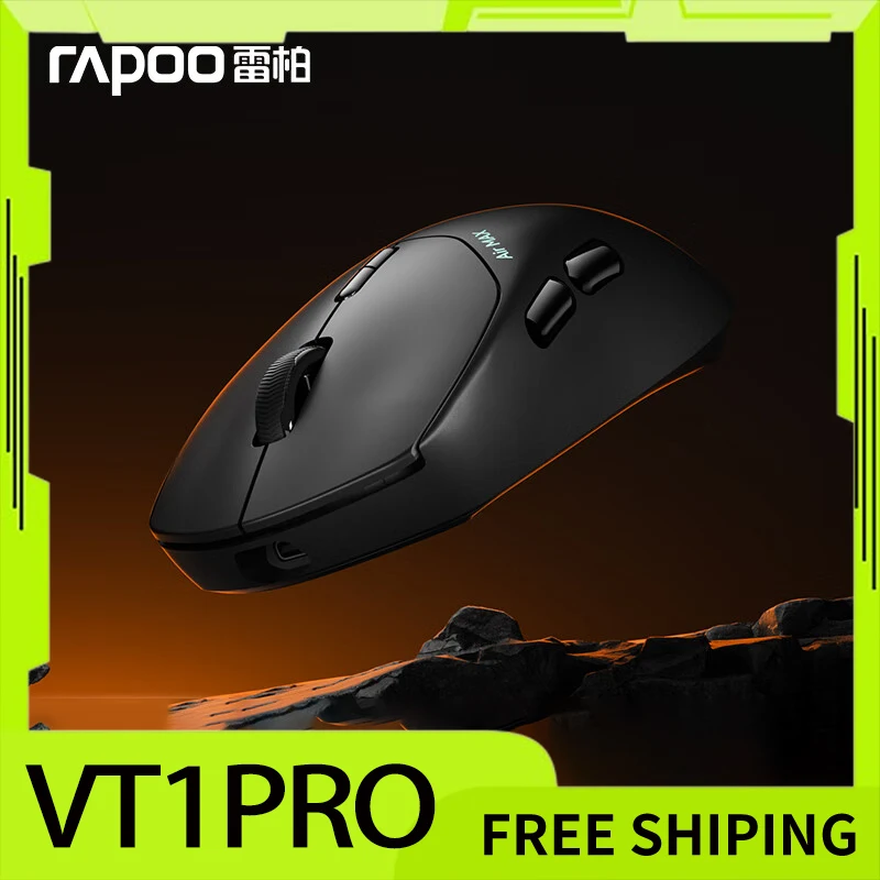 Rapoo Vt1pro Max Mouse Wireless Dual Mode 50g Light Weight Mini 8k 3950 Chip Mouse For Esports Gaming Office Accessory Gifts