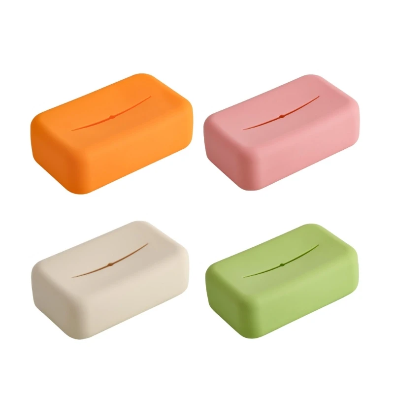 

Paper Towel Holder Silicone Napkin Box Tissue Dispenser Case for Everyday Use dropshipping