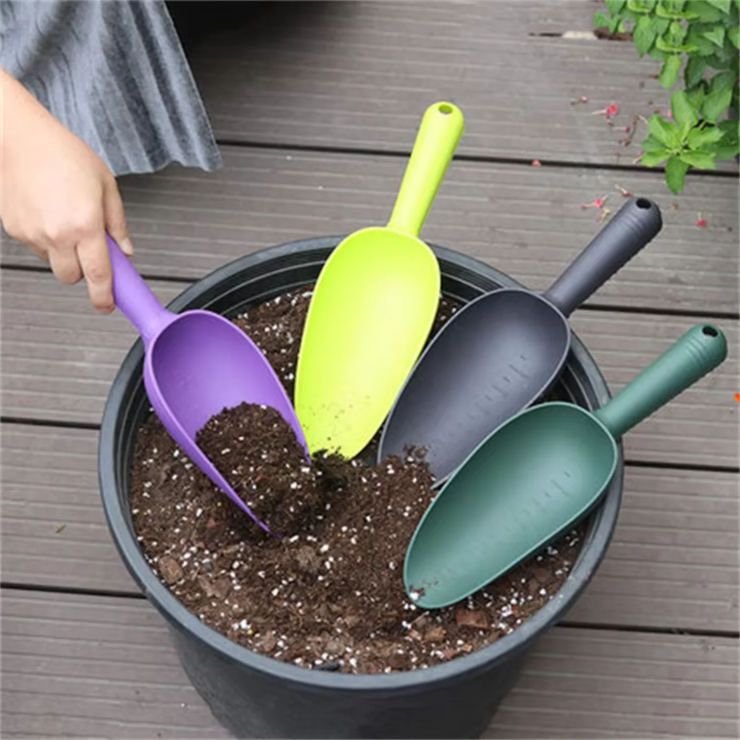 Pelles en plastique pour ameublir le sol des plantes succulentes, outils de jardinage, outil de plantation de fleurs