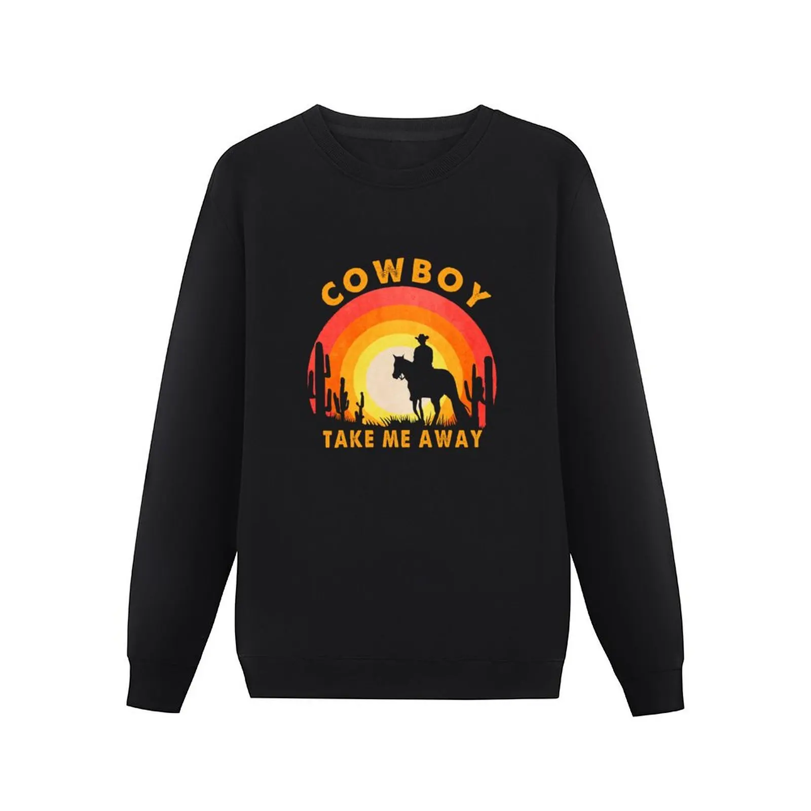 Cowboy Take Me Away Country Western Pullover Hoodie tracksuits men clothes oversize sweatshirt