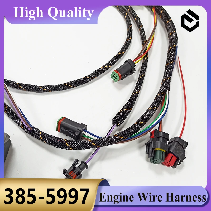 385-5997 Engine Wire Harness 3855997 for Caterpilar CAT Engine C7.1 323D2 326D2 L Excavator Parts