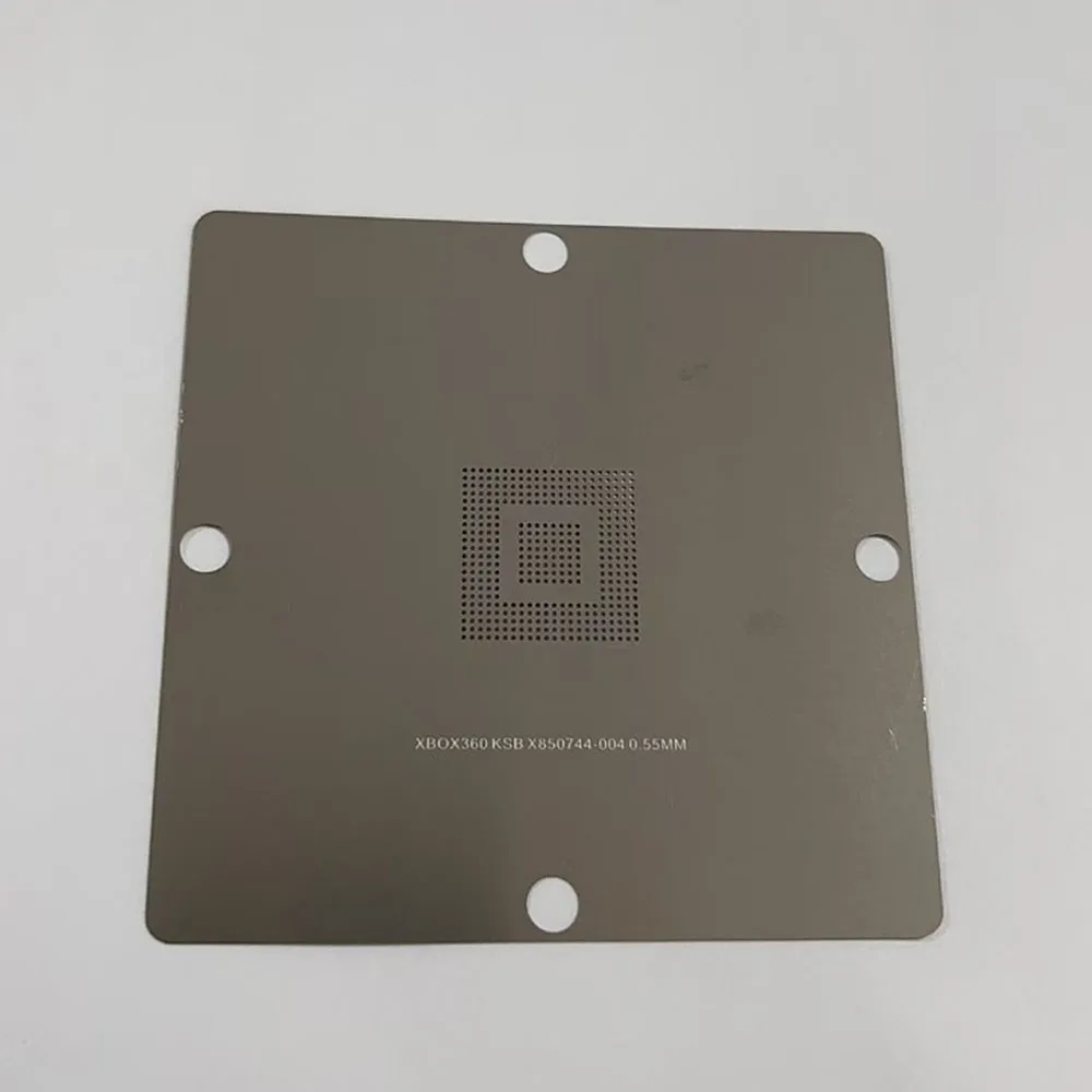 9Pcs Direct heat90*90mm XBOX360 CPU GPU Stencils BGA Reballing Station Game Console CSP HANA GPU-B CPU-A01 Reballing stencil