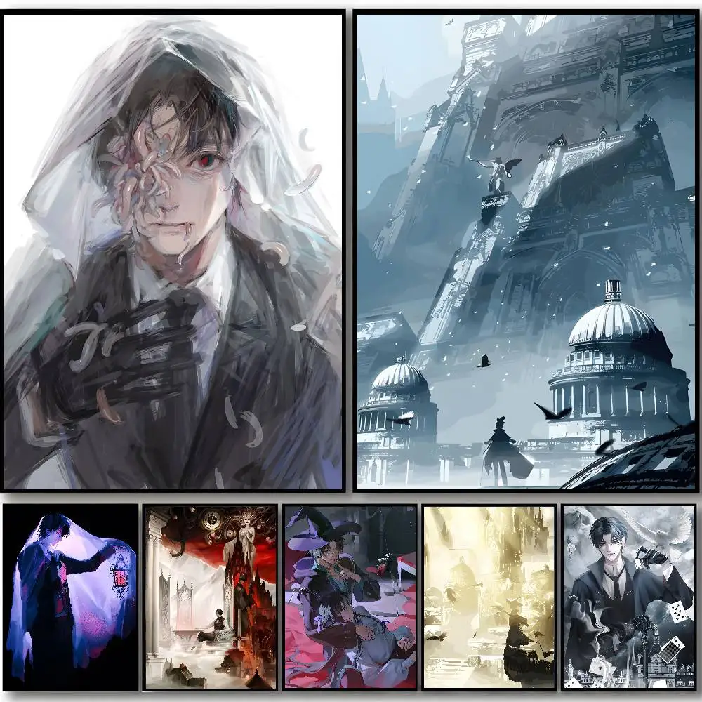 ملصقات L-Lord of M-MysteriesS ذاتية اللصق مناسبة لأي سطح جدار مقاوم للماء والرطوبة #1