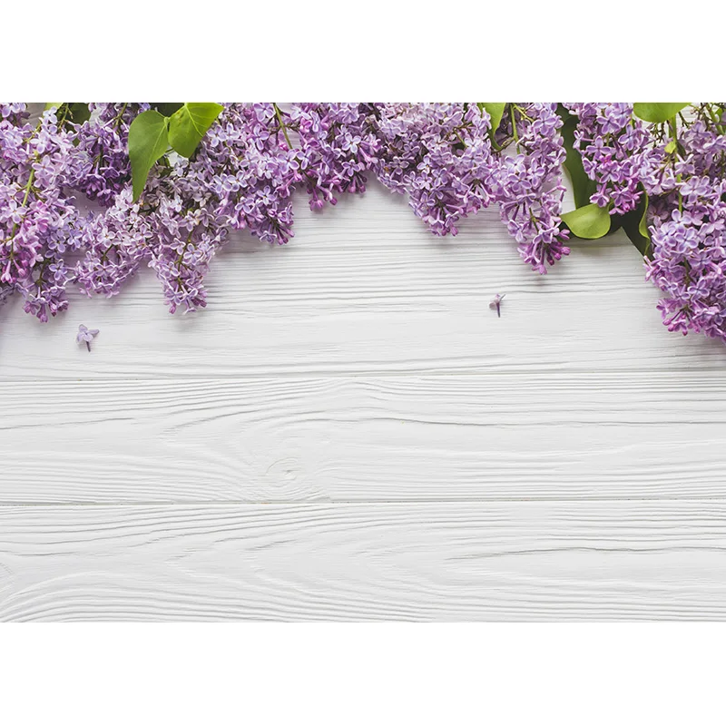 SHENGYONGBAO Art Fabric Photography Backdrops Props Flower  Wooden floor  Photo Studio Background  ZLDT-20