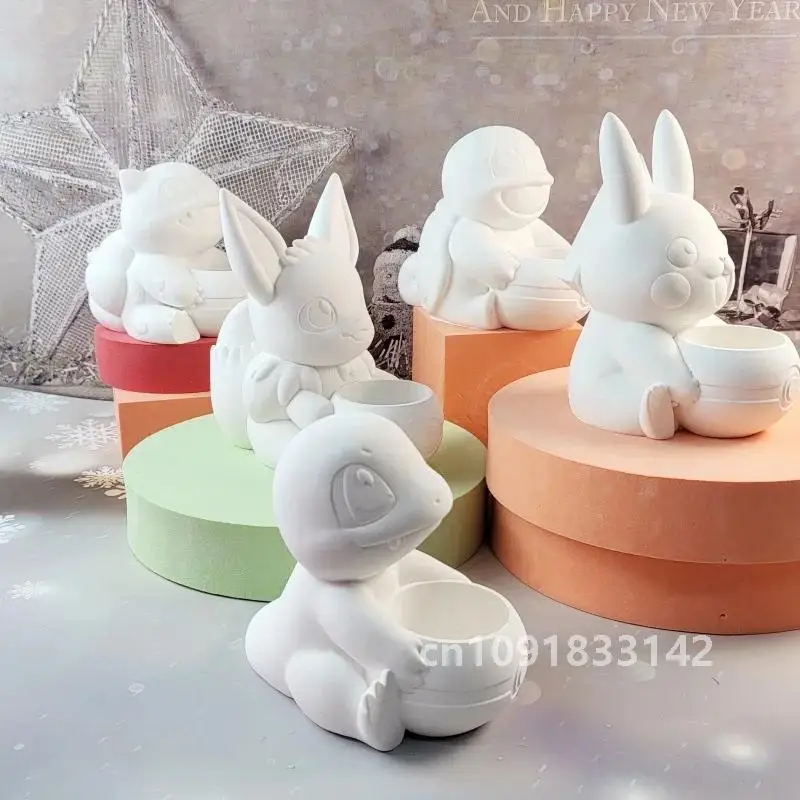 Jack Turtle Vase Flower Pot Ashtray Pen Holder Silicone Mold  Making Home Decoration with Epoxy Plaster Cement Handicraft