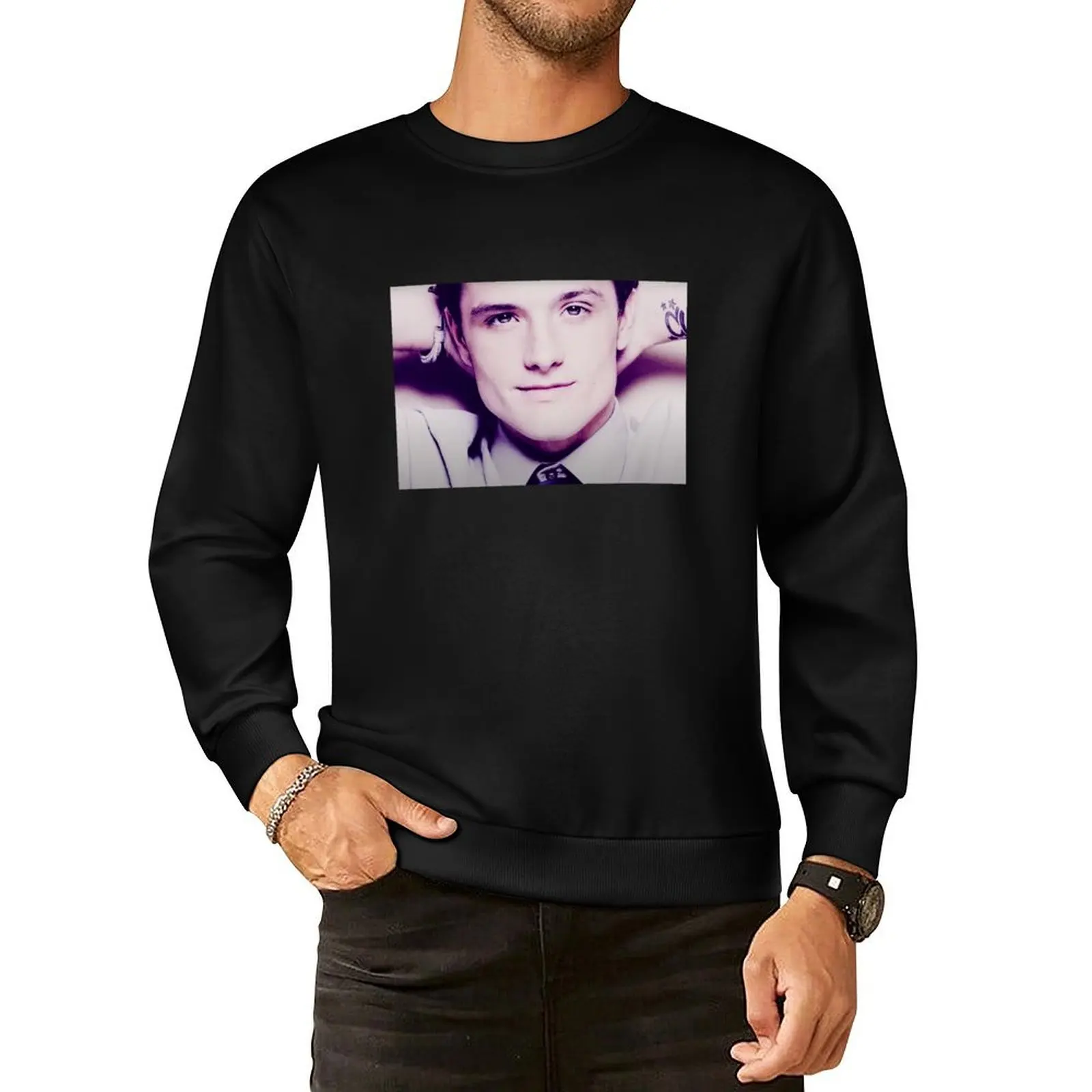 

Josh Hutcherson Can You Blow My Whistle Baby Meme Pullover Hoodie mens clothing streetwear men autumn sweatshirt