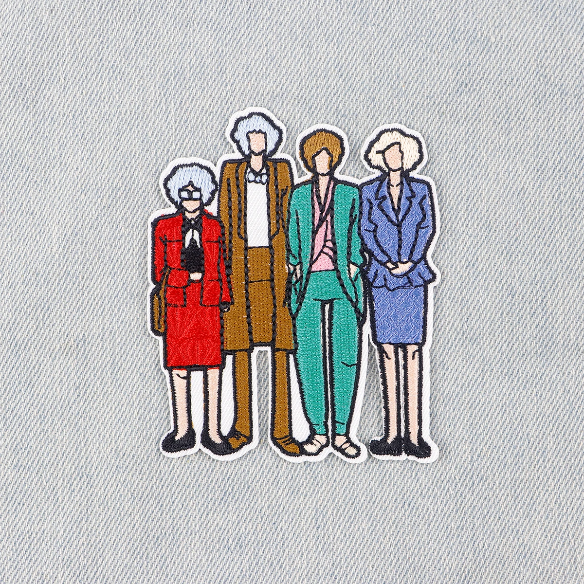 

Classic TV Dramas Embroidery Patch Applique For Clothing Thermoadhesive Iron On Patches For Jackets Sewing Stickers