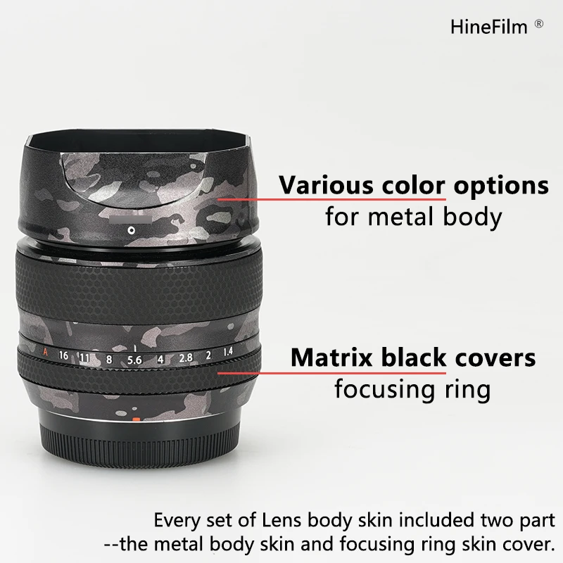 Пленка для Fuji XF35 F1.4 наклейка на рассеиватель 35F1.4, пленка для Fujifilm XF35mm F1.4 R LM WR, защита для объектива 35 1.4, оберточная крышка