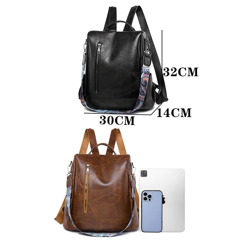 Large Capacity Anti Theft Design Backpack Luxurious Women\'s Designer Brand Mochilas Fashionable Travel Female Backpack Sac A Dos
