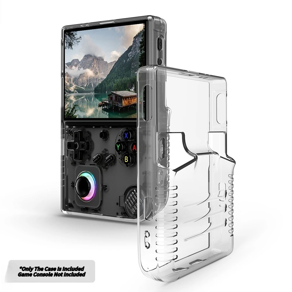 For ANBERNIC RG40XXV Game Console Transparent TPU Protective Case