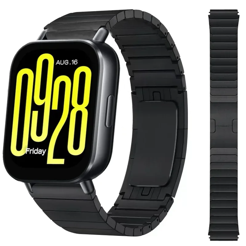 22mm Metall-Gliederarmband für Redmi Watch 5 Active, Austauschbares Edelstahl-Armband für Redmi Watch 5 Lite Zubehör