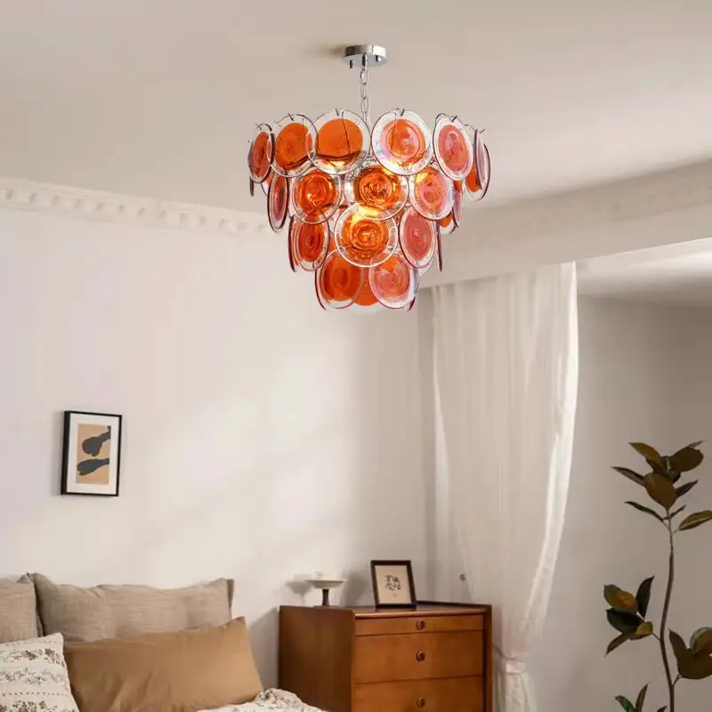 

Italy Cloud Murano Glass Chandeliers LED colour round Lighting Designer Hanging Lamp for Ceiling Dining Room French Foyer Lustre