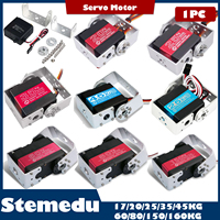 Dsservo RC Digital Servo 17kg 20kg 25kg 35kg 45kg 60kg 80kg 150kg 160kg Metal Gear Motor Double-Shaft High Torque Servo