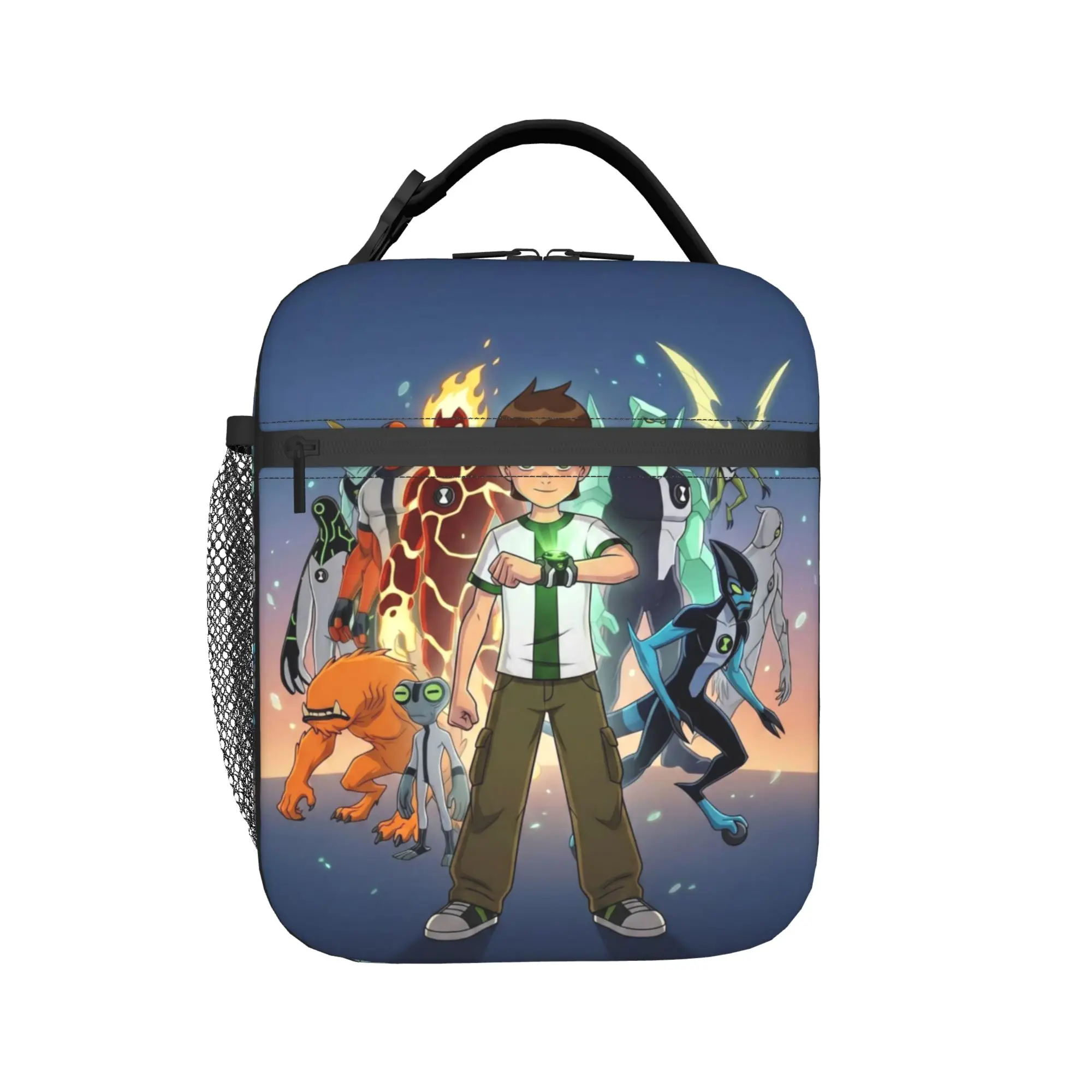 Insulated Lunch Bags Ben 10 Anime Accessories  Storage Food Box Ins Style Thermal Cooler Bento Box For School