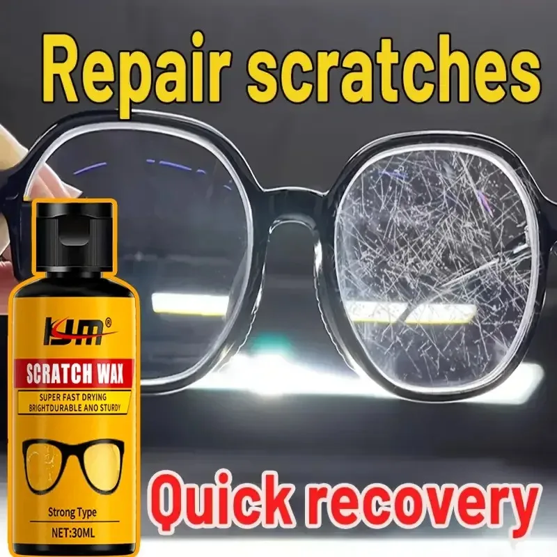 ครีมซ่อมเลนส์กระจกอเนกประสงค์ - น้ำยาลบรอยขีดข่วนที่ออกฤทธิ์เร็วสำหรับกระจกรถยนต์ แว่นตา นาฬิกา กล้องถ่ายรูป สมาร์ทโฟน