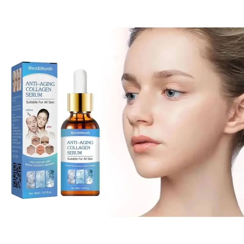 

Wrin-kle Removal Serum Lightening Forehead Fine Lines Repair Tighten Lifting Nourishing Brightening Collagen Anti Ag-ing Essence