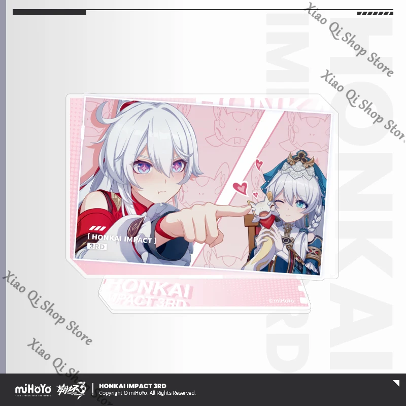 Honkai Impact 3rd CG Series Elysia Mobius Pardofelis علامة أكريليك قائمة هدية إصدار جامعي أصلي رسمي