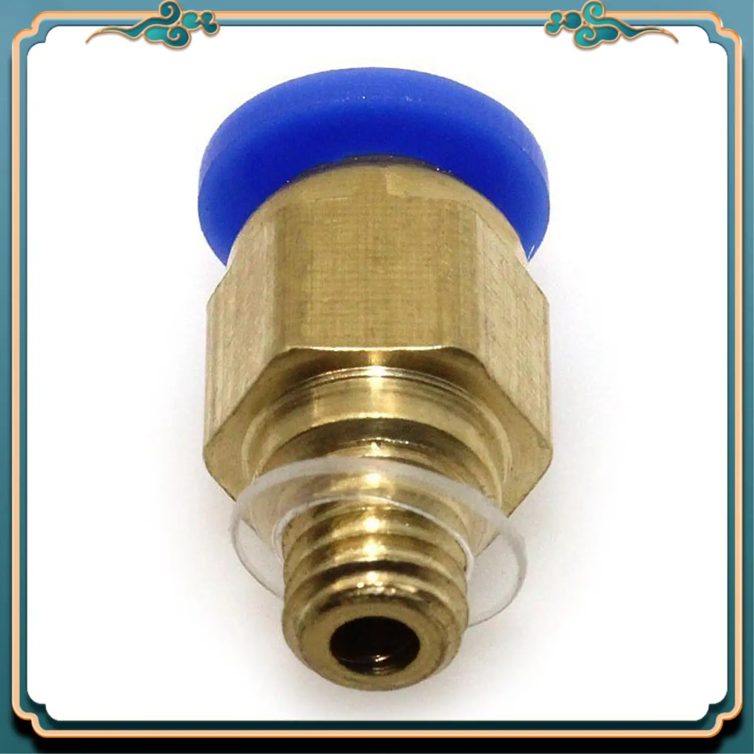 

ABJG-2 метра Трубка Боудена из ПТФЭ ПТФЭ с прямым пневматическим фитингом PC4-M10, нажимной для подключения + быстроразъемный фитинг PC4-M6