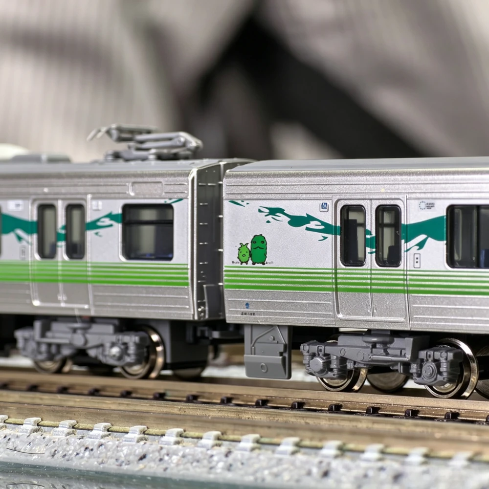 KATO N Type 1/160 Train Model 2000 Series Aichi Loop Railway 10-2156 Painted 2 Section Miniature Model Adult Toy Gift