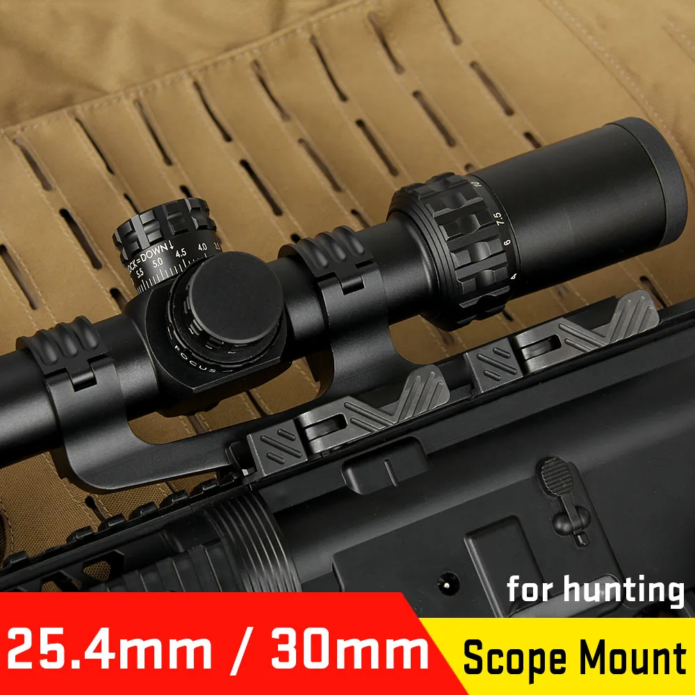 

Canis Latrans QD Scope Mount Hunting Riflescope Accessories 25.4mm 30mm Double Ring Scope Mount Tactical Airsoft gs24-0178