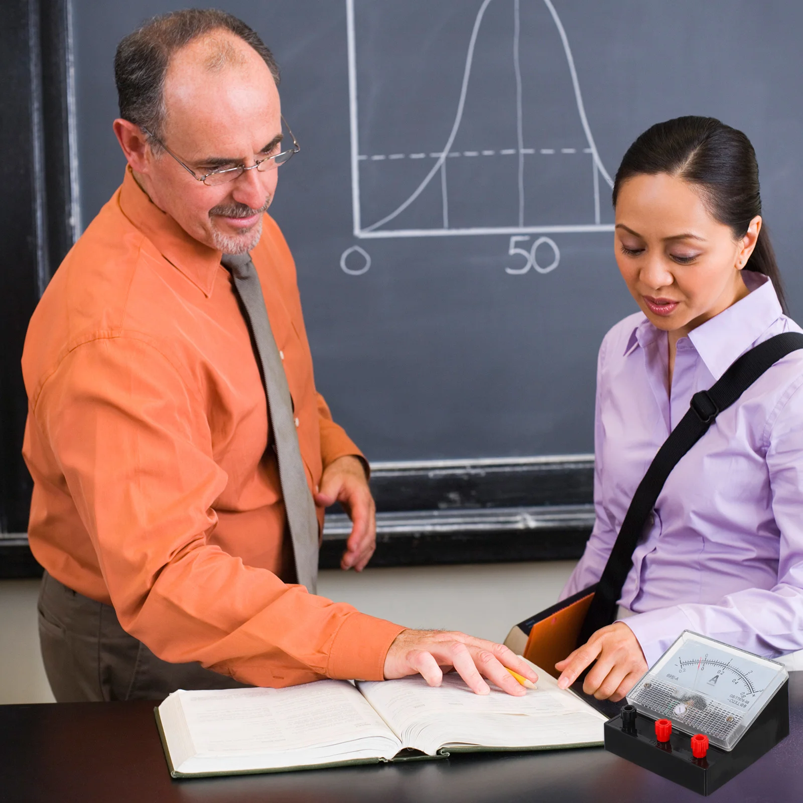 

Dual Range Dc Ammeter Plastic Experiment Equipment For Physics Lab Education Current Measurement Tool Ampere Meter