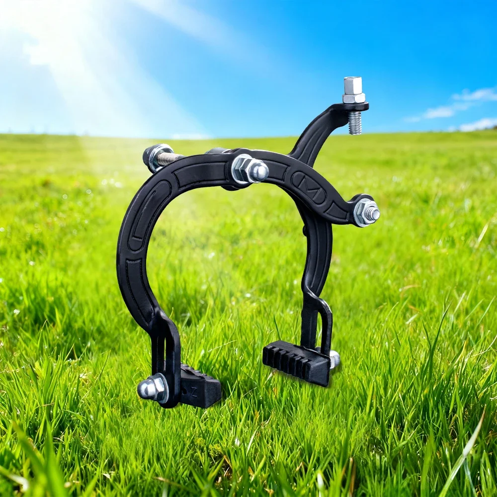 Funsea Bike Accessories Caliper Brake Steel Bicycle Parts Basic Model with Removeable Rubber Pads Maximum Tyre Size 2.4" Tyre