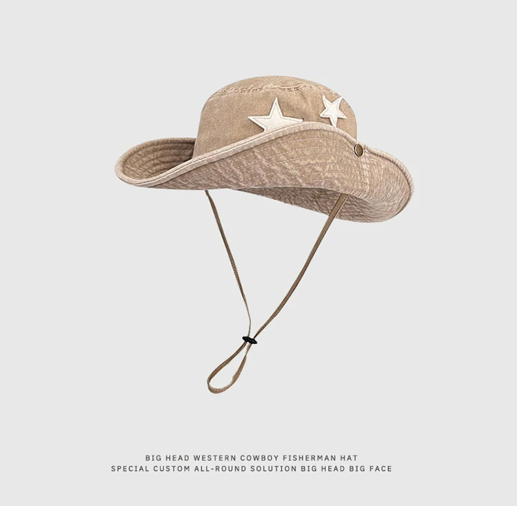 Retro Y2K Spice Girls Style Fisherman Hat Summer Cowboy Sun Cap Travel Photo Bob Panama Women Outdoor Hiking Sunshade Bucket Hat