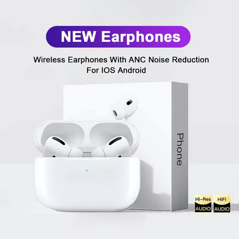 Portable Wireless Audio Headset Bluetooth 5.4 Earphones 3D Stereo Wireless EarBuds with USB-C Charging Case Sports, Audio Calls