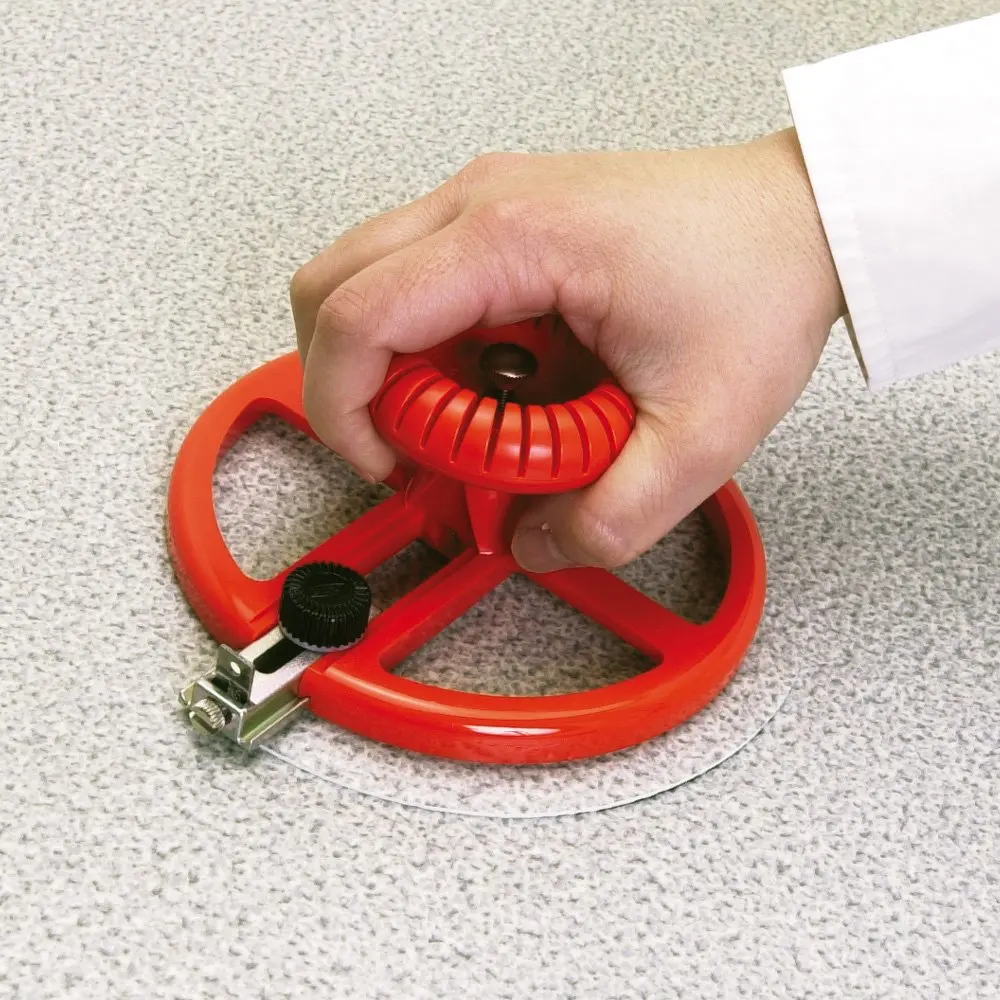 Heavy-Duty Adjustable Circle Cutter – Compass-Style Circular Tool for Acrylic, Plexiglass, Leather & Carpet, 3-16cm