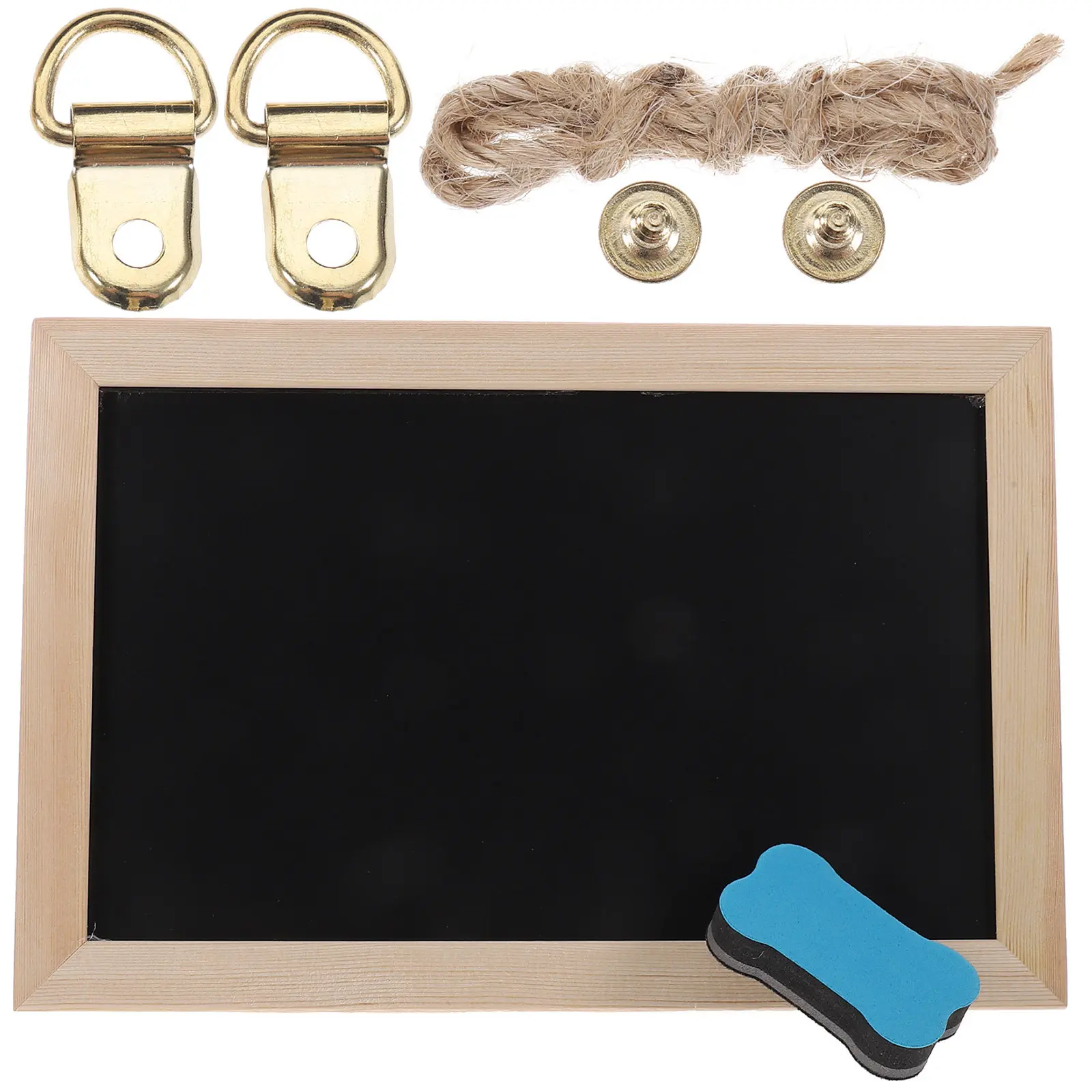 

1Set Decorative Cork Board for Walls Double Sided Design Cork Front Blackboard Back Small Bulletin Board for Office Home School