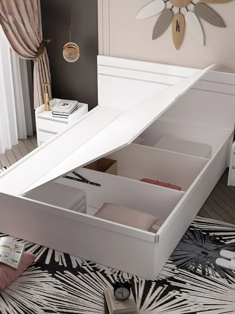 Simple Master Bedroom 1.8 M Bed Bedroom 1.5 M High Box Storage Pneumatic Double Board Type Bed
