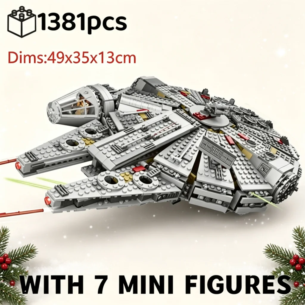 1381-pieces-modele-de-vaisseau-de-guerre-de-l'espace-millennium-blocs-de-construction-figurine-alien-falcon-jouet-d'assemblage-creatif-cadeaux-d'anniversaire-et-de-noel