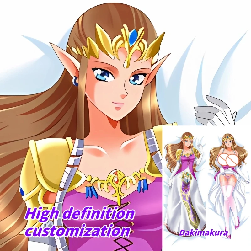 

Dakimakura Anime Zelda Double-sided Print Life-size Body Pillow Cover Bedding Gifts