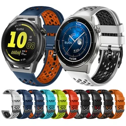 Replacement Strap For HUAWEI WATCH GT 3 Pro 46mm Titanium version/GT Runner/GT 2 Pro 22mm Silicone Band Watchband Bracelet Belt