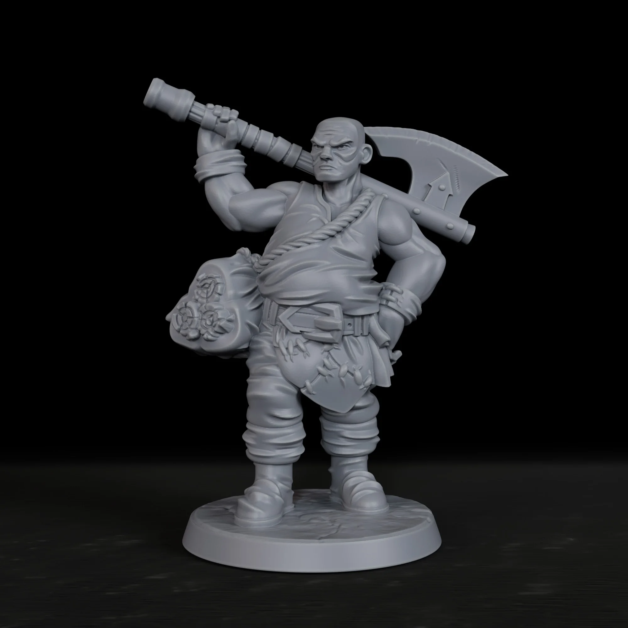 3pcs Male Townsfolk Miniature - Great Christmas & Halloween Accessory for Classic RPG Tabletop Game, Collectors' First Choice view 5
