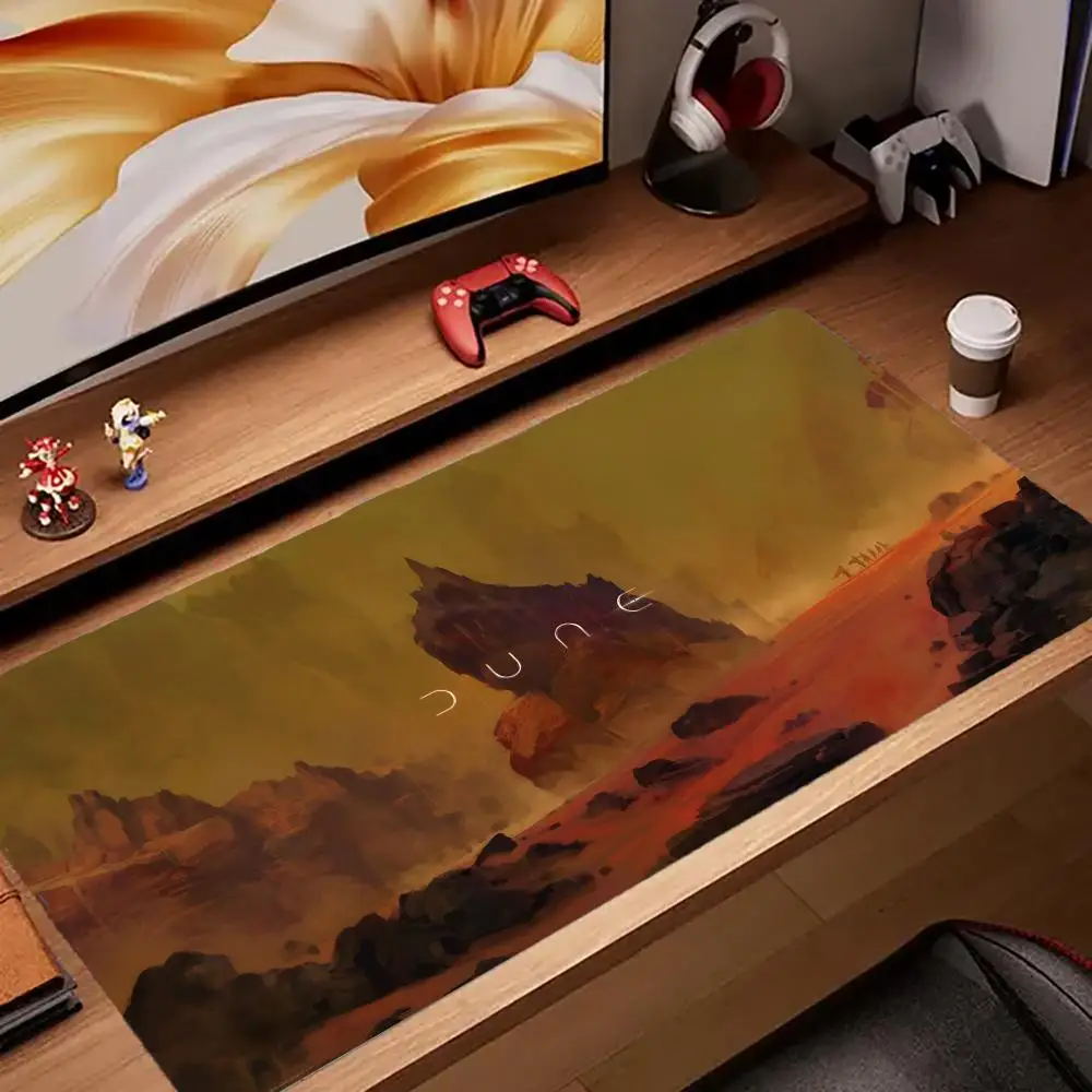 الكثبان الرملية الصحوة ماوس الوسادة لوحة المفاتيح ماوس غرزة لوحة الماوس ، الحصير مكتب ، ملحقات الألعاب ، أجزاء الكمبيوتر XXL90x40cm