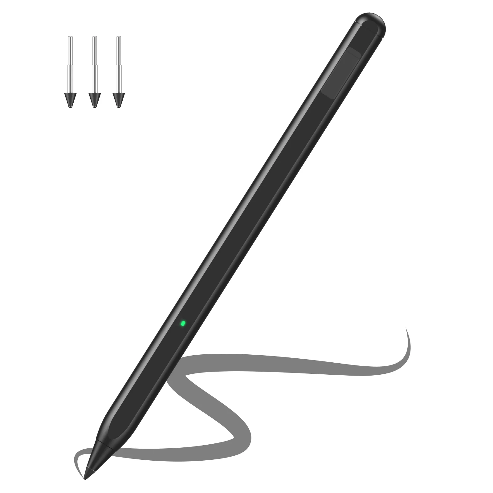 Magnetic Stylus Pen for Remarkable Paper Pro with Eraser, Rechargeable Digital Pen with 4096 Pressure Sensitivity, Tilt