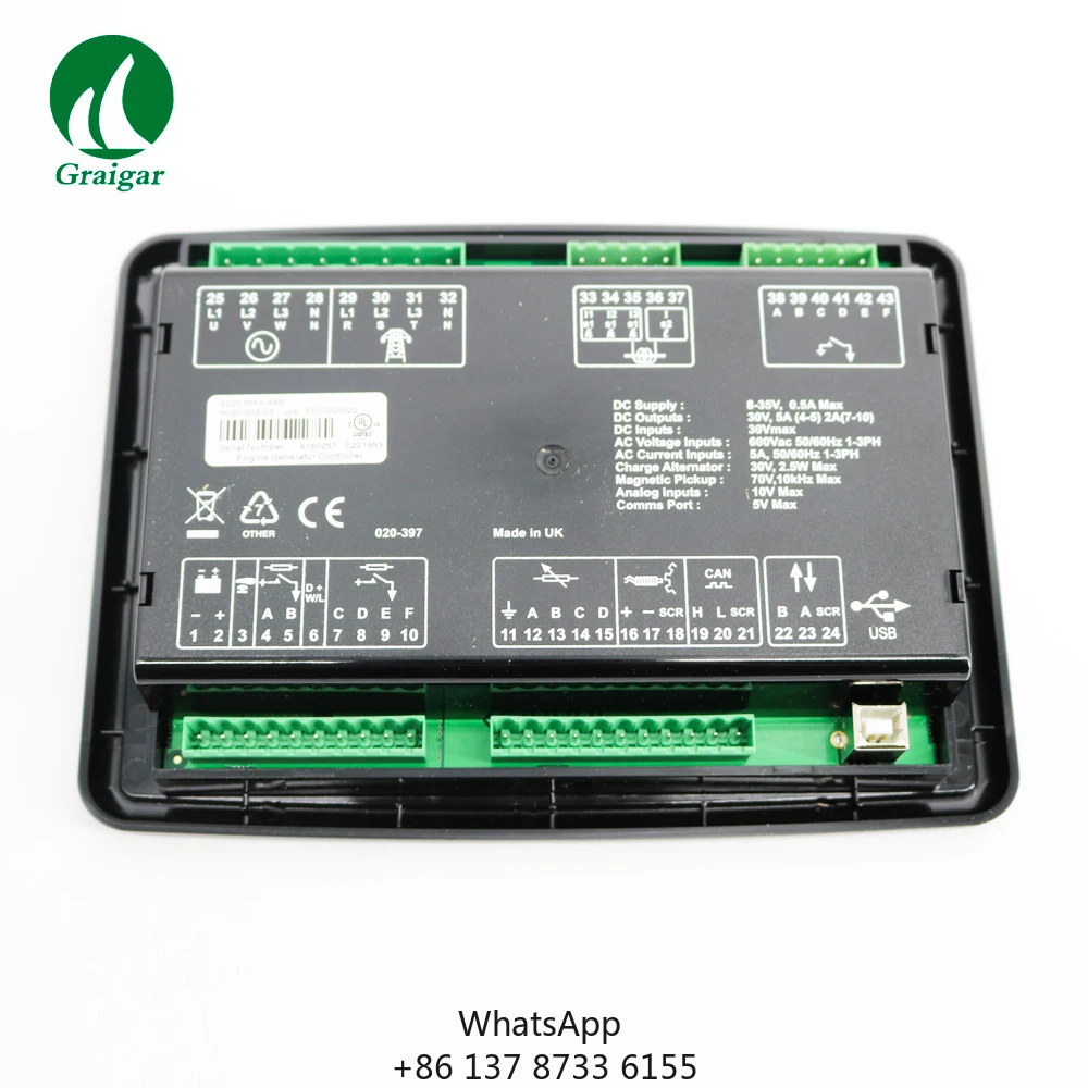 

DSE Controller DSE6020 Generator Automatic Control Panel 4 Digital Inputs