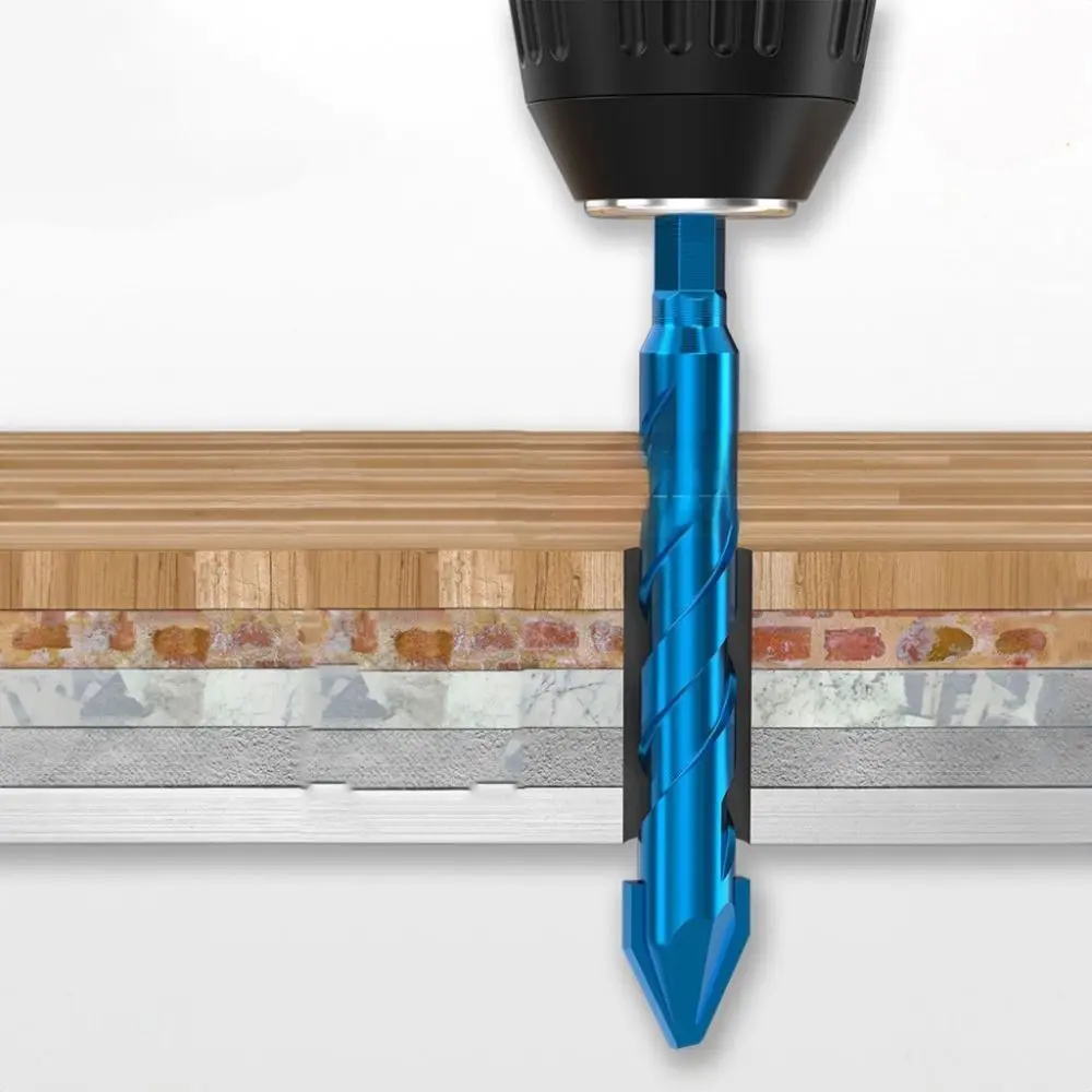 Multifunction High Hardness Eccentric Drill Bit Precision Punching Triangle Drill Bit High Quality Professional Glass Drill Bit